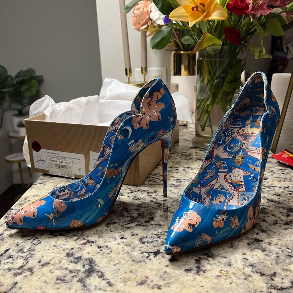 Christian Louboutin Hot Chick 100 Patent Odissey 40